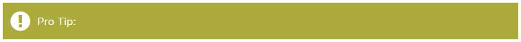 Pro Tip