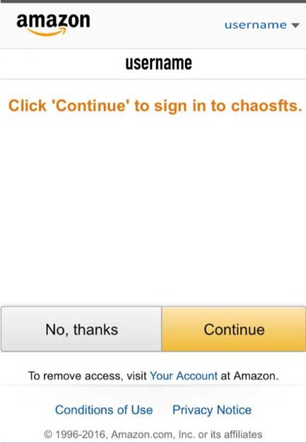 Get Authorization from Amazon